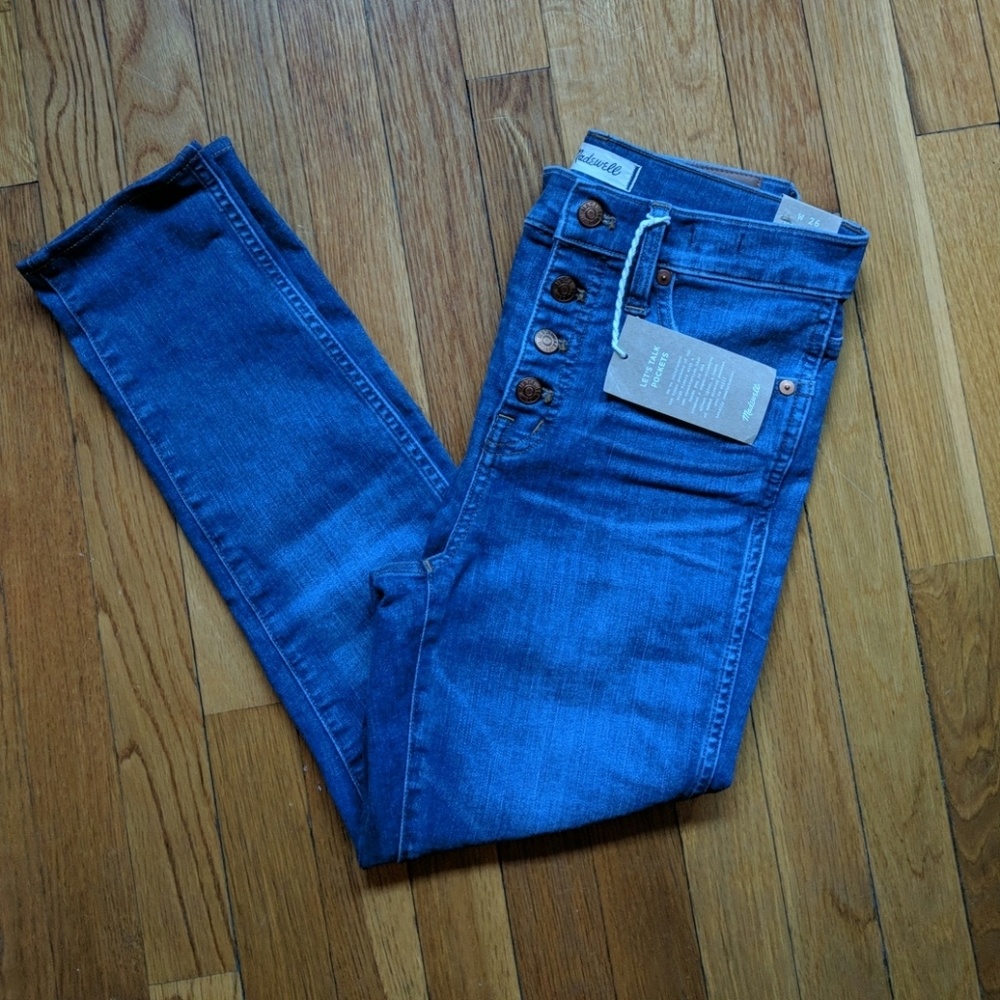 New Madewell 10in High Rise Skinny Jeans